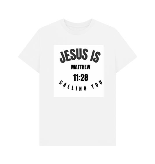 White Printed T-shirt Front