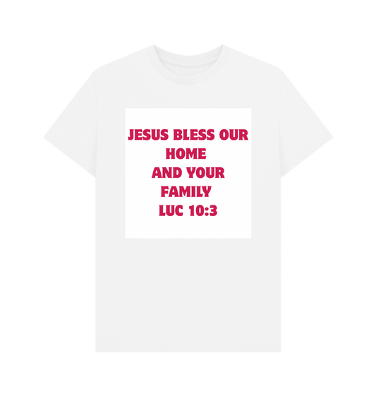 White Printed T-shirt Front