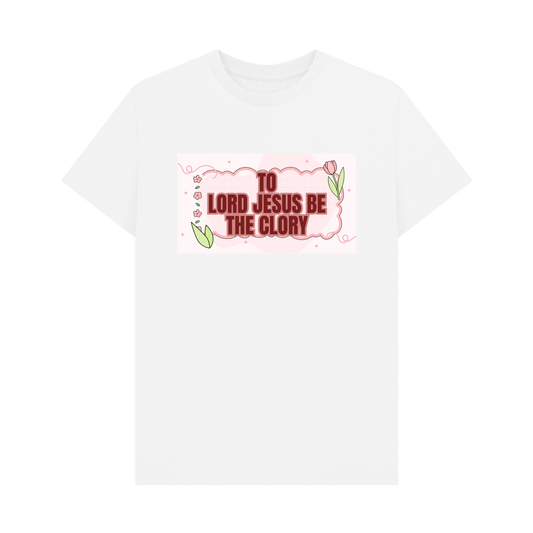 White Printed T-shirt Front