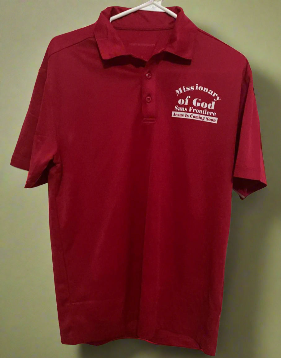 Red shirt sleeve t=shirt