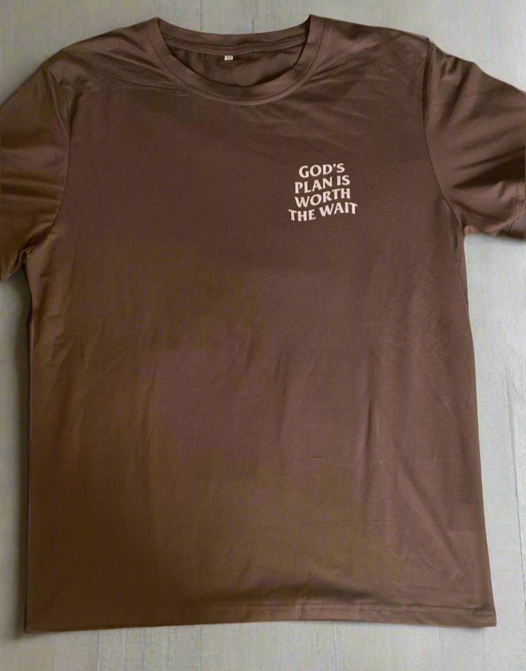 Shirt brown sleeve t-shirt